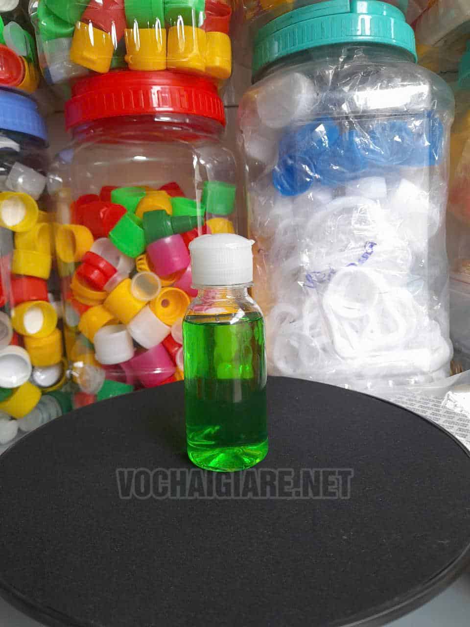 Chai 100ml nắp bật