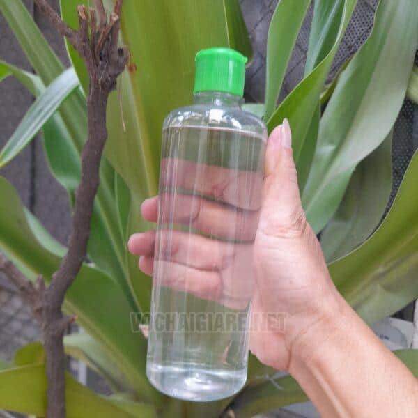 chai nhựa 500ml vai ngang nắp nhựa - Hình ảnh 3