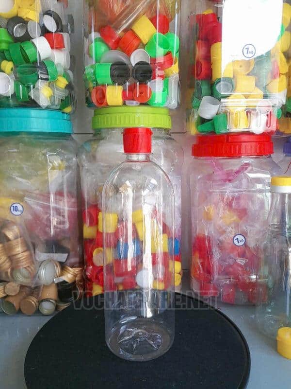 Chai nhựa 1 lít nắp bật - Hình ảnh 6