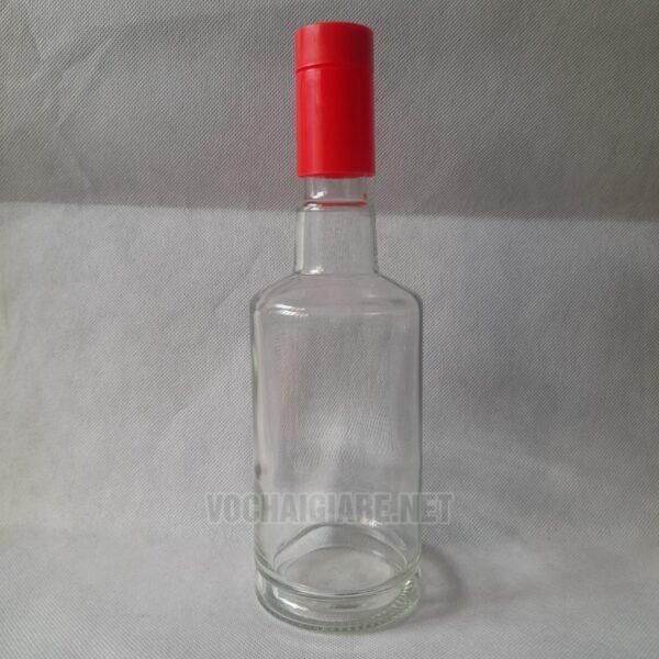 chai thủy tinh tròn 500ml vai ngang