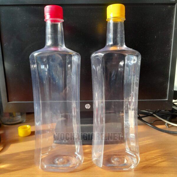 chai nhựa 900ml đựng rượu