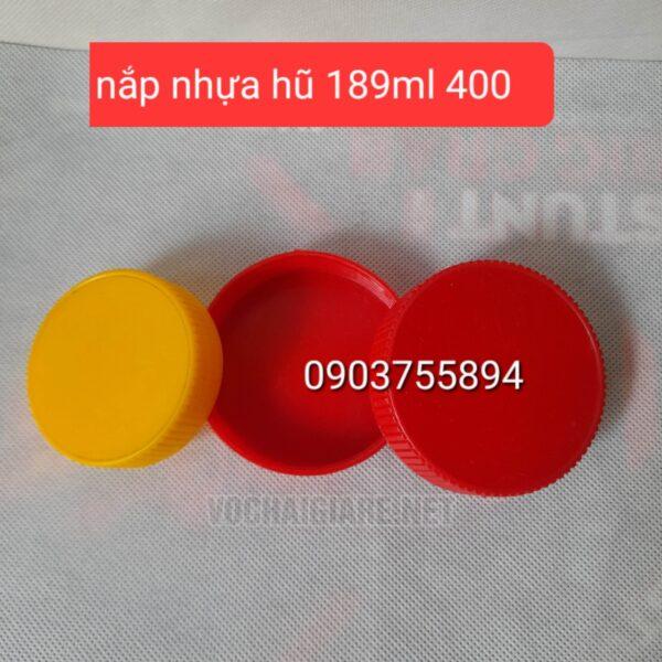 nắp nhựa hũ thủy tinh 198 và hũ 400