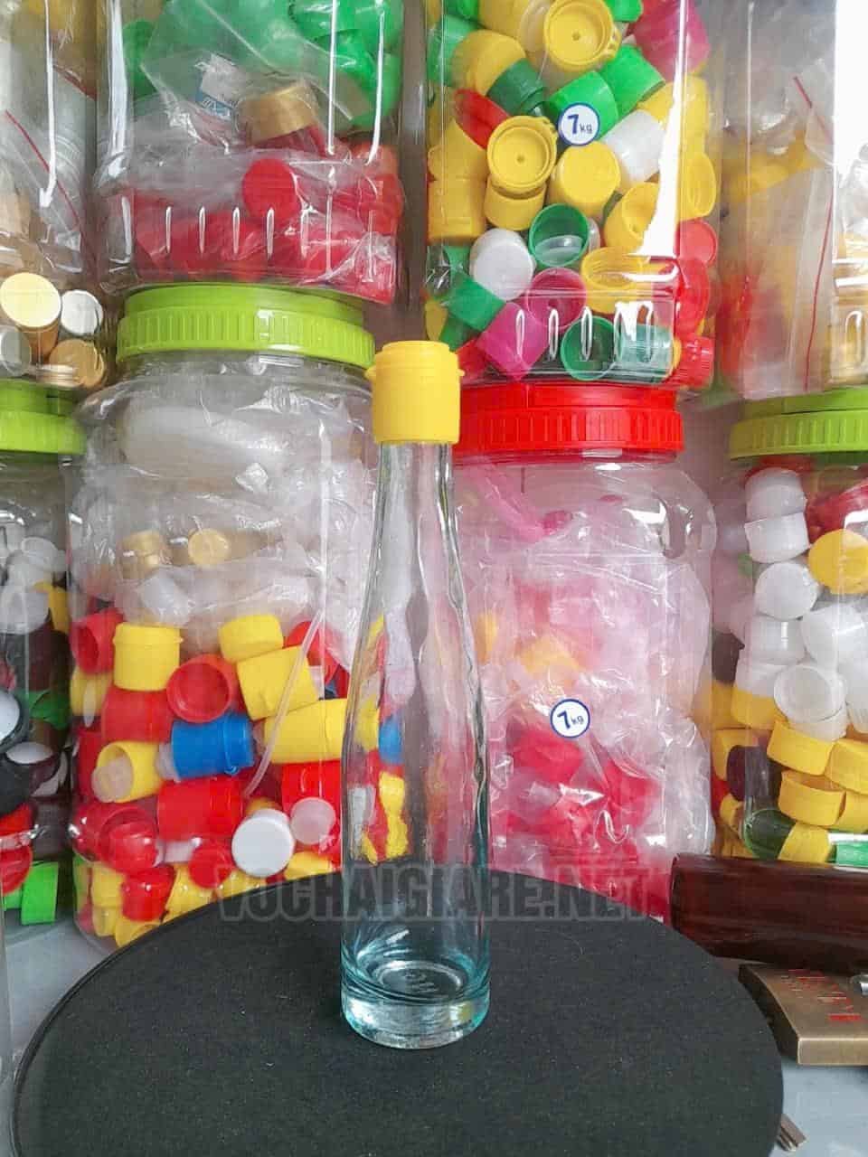 Chai thủy tinh nắp nhựa 200ml - Ảnh 3